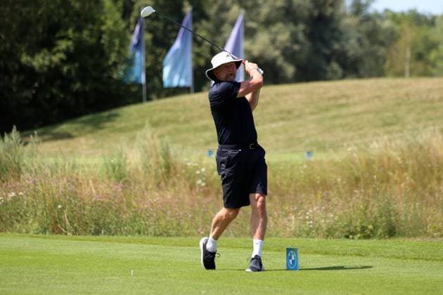 BMW International Open, Eichenried, 02.07.2025 Golf, BMW International Open, Eichenried, 02.07.2025, ProAm Turnier Bild: Ralph Hasenhüttl (Fußballtrainer) Copyright: xBEAUTIFULxSPORTS NilsxKoepkex