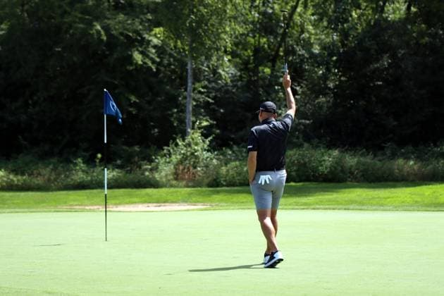 BMW International Open, Eichenried, 02.07.2025 Golf, BMW International Open, Eichenried, 02.07.2025, ProAm Turnier Bild: Sergio, Garcia (ESP) jubel über Eagle seines Spielpartners Copyright: xBEAUTIFULxSPORTS NilsxKoepkex