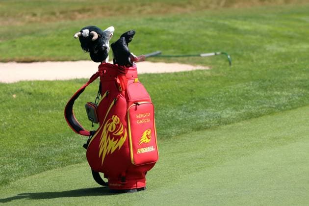 BMW International Open, Eichenried, 02.07.2025 Golf, BMW International Open, Eichenried, 02.07.2025, ProAm Turnier Bild: Das Bag von Sergio, Garcia (ESP) Copyright: xBEAUTIFULxSPORTS NilsxKoepkex
