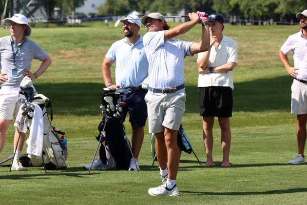 BMW International Open, Eichenried, 02.07.2025 Golf, BMW International Open, Eichenried, 02.07.2025, ProAm Turnier Bild: Wesley Bryan (Profigolfer) Copyright: xBEAUTIFULxSPORTS NilsxKoepkex