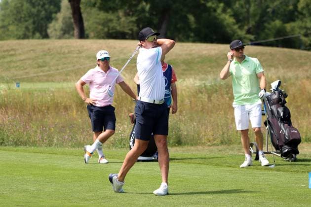 BMW International Open, Eichenried, 02.07.2025 Golf, BMW International Open, Eichenried, 02.07.2025, ProAm Turnier Bild: Tobias Wendl (Rennrodler) Copyright: xBEAUTIFULxSPORTS NilsxKoepkex