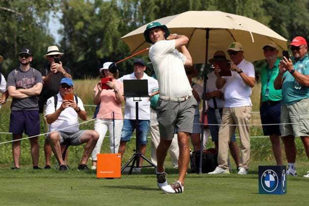 BMW International Open, Eichenried, 02.07.2025 Golf, BMW International Open, Eichenried, 02.07.2025, ProAm Turnier Bild: Martin, Kaymer (GER) beim Abschlag Copyright: xBEAUTIFULxSPORTS NilsxKoepkex