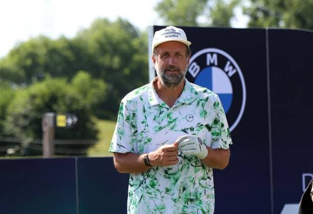 BMW International Open, Eichenried, 02.07.2025 Golf, BMW International Open, Eichenried, 02.07.2025, ProAm Turnier Bild: Paul Ripke (Fotograf & Filmemacher) lacht in Kamera Copyright: xBEAUTIFULxSPORTS NilsxKoepkex