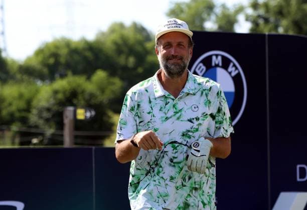 BMW International Open, Eichenried, 02.07.2025 Golf, BMW International Open, Eichenried, 02.07.2025, ProAm Turnier Bild: Paul Ripke (Fotograf & Filmemacher) lacht in Kamera Copyright: xBEAUTIFULxSPORTS NilsxKoepkex