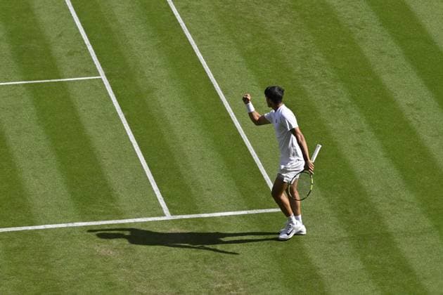 Tennis : Wimbledon -2025 - ITF - Tennis - Wimbledon - ITF - Carlos Alcaraz - Espagne GB  Copyright: xChryslenexCaillaudx xPznewsx