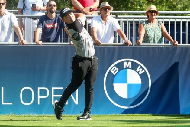 Taiga Semikawa (JPN) am Abschlag,Tee, 36. BMW International Open 2025, Golf, DP World Tour, Herren, Runde 1, 03.07.2025 Eichenried Bayern Deutschland