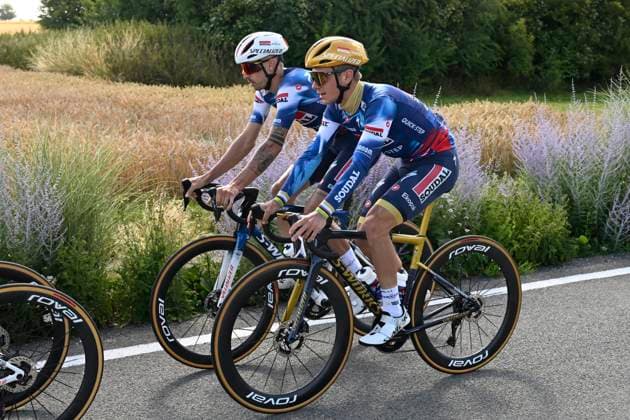 Tour de France 2025 03 07 2025 LILLE METROPOLE, FRANCE - JULY 03 : Evenepoel Remco (BEL) of Soudal - Quick Step pictured during a training session ahead of the 112th edition of Tour de France an UCI World Tour 2.UWT cycling road race stage for Men Elite on July 3, 2025 in Lille Metropole, France, 03 07 2025 ( Motordriver Kenny Verfaillie - Lille Metropole France  Copyright: xJanxDexMeuleneirx