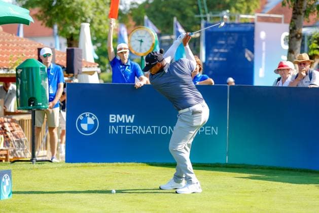 MUNICH, GERMANY - 03.07.2025: Robin WILLIAMS (RSA). The BMW International Open at Golfclub Munchen Eichenried on July 03, 2025 in Germany.