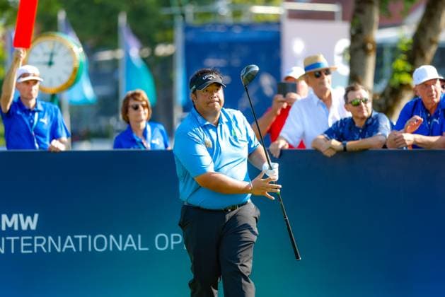 MUNICH, GERMANY - 03.07.2025: Kiradech APHIBARNRAT (THA). The BMW International Open at Golfclub Munchen Eichenried on July 03, 2025 in Germany.