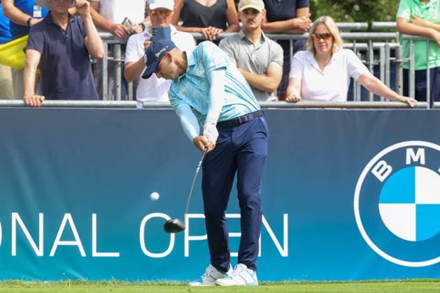 Sergio Garcia (ESP) am Abschlag,Tee, 36. BMW International Open 2025, Golf, DP World Tour, Herren, Runde 1, 03.07.2025 Eichenried Bayern Deutschland