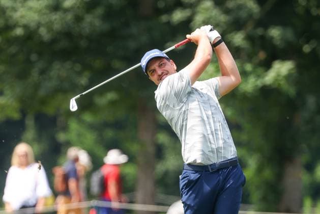 Michael Hirmer (GER), 36. BMW International Open 2025, Golf, DP World Tour, Herren, Runde 1, 03.07.2025 Eichenried Bayern Deutschland