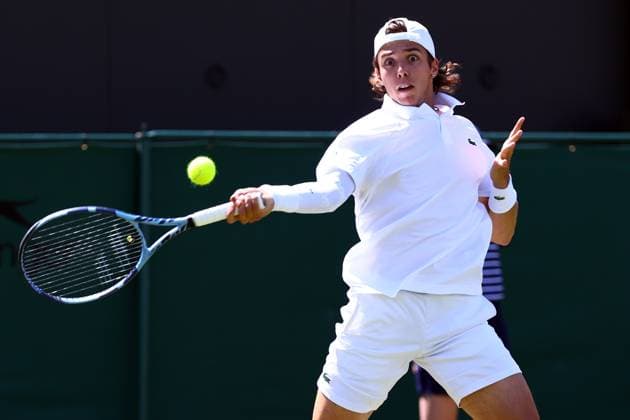 Arthur Cazaux during his second round match Wimbledon Tennis Championships, Day 4, The All England Lawn Tennis and Croquet Club, London, UK - 03 Jul 2025London The All England Lawn Tennis and United Kingdom  Copyright: xJamesxMarsh Shutterstockx 15382593g
