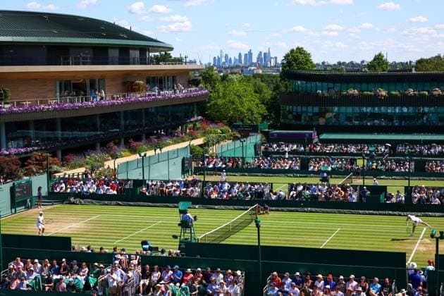 General view Wimbledon Tennis Championships, Day 4, The All England Lawn Tennis and Croquet Club, London, UK - 03 Jul 2025London The All England Lawn Tennis and United Kingdom  Copyright: xJamesxMarsh Shutterstockx 15382593u