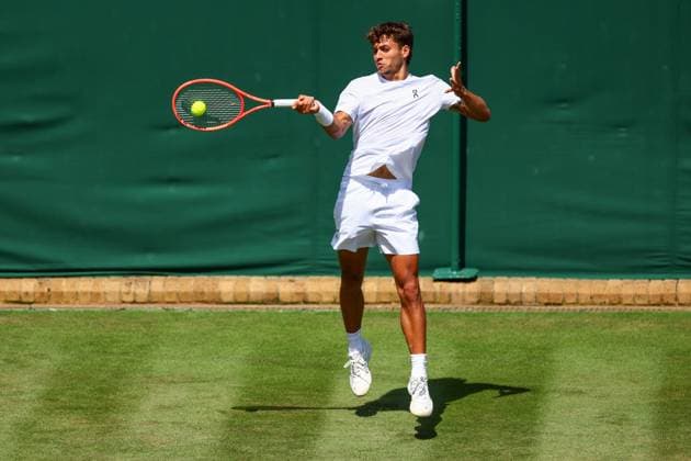 Flavio Cobolli during his second round match Wimbledon Tennis Championships, Day 4, The All England Lawn Tennis and Croquet Club, London, UK - 03 Jul 2025London The All England Lawn Tennis and United Kingdom  Copyright: xJamesxMarsh Shutterstockx 15382593af
