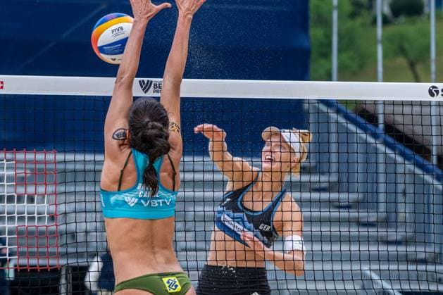 RECORD DATE NOT STATED Beach Pro Tour - Elite 16 Gstaad, 03.07.2025 Linda Bock (GER); Beach Pro Tour - Elite 16 Gstaad am 03.07.2025 Copyright: xBEAUTIFULxSPORTS PeterxWeberx