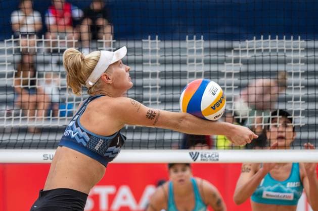 RECORD DATE NOT STATED Beach Pro Tour - Elite 16 Gstaad, 03.07.2025 Linda Bock (GER); Beach Pro Tour - Elite 16 Gstaad am 03.07.2025 Copyright: xBEAUTIFULxSPORTS PeterxWeberx