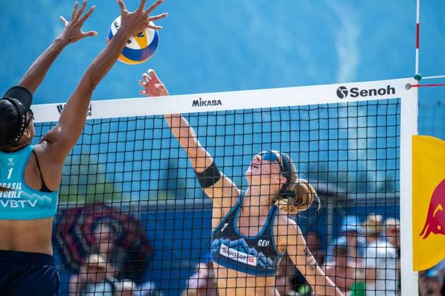 RECORD DATE NOT STATED Beach Pro Tour - Elite 16 Gstaad, 03.07.2025 Anna Grüne (GER); Beach Pro Tour - Elite 16 Gstaad am 03.07.2025 Copyright: xBEAUTIFULxSPORTS PeterxWeberx