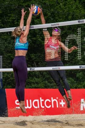RECORD DATE NOT STATED Beach Pro Tour - Elite 16 Gstaad, 03.07.2025 Svenja Mueller (GER); Beach Pro Tour - Elite 16 Gstaad am 03.07.2025 Copyright: xBEAUTIFULxSPORTS PeterxWeberx