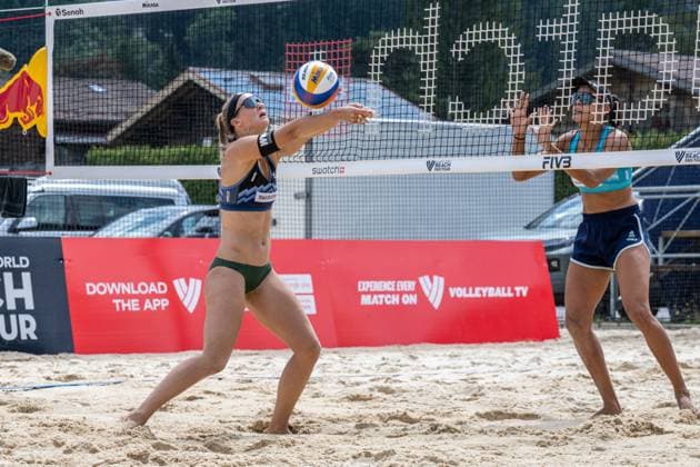 RECORD DATE NOT STATED Beach Pro Tour - Elite 16 Gstaad, 03.07.2025 Sandra Ittlinger (GER); Beach Pro Tour - Elite 16 Gstaad am 03.07.2025 Copyright: xBEAUTIFULxSPORTS PeterxWeberx