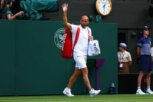 Dan Evans during his second round match Wimbledon Tennis Championships, Day 4, The All England Lawn Tennis and Croquet Club, London, UK - 03 Jul 2025London The All England Lawn Tennis and United Kingdom  Copyright: xJamesxMarsh Shutterstockx 15382593ai