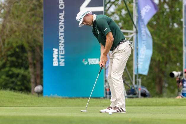 Martin Kaymer (GER) beim Putten, 36. BMW International Open 2025, Golf, DP World Tour, Herren, Runde 1, 03.07.2025 Eichenried Bayern Deutschland
