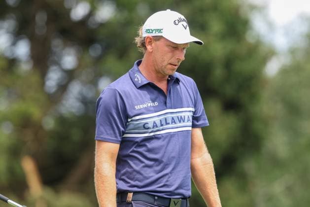enttaeuschung bei Marcel Siem (GER), 36. BMW International Open 2025, Golf, DP World Tour, Herren, Runde 1, 03.07.2025 Eichenried Bayern Deutschland