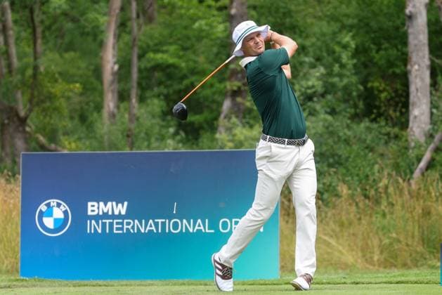 Martin Kaymer (GER) am Abschlag,Tee, 36. BMW International Open 2025, Golf, DP World Tour, Herren, Runde 1, 03.07.2025 Eichenried Bayern Deutschland