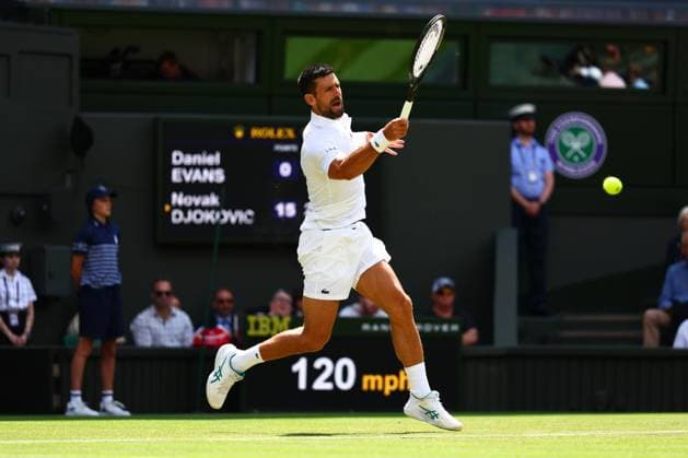Novak Djokovic during his second round match Wimbledon Tennis Championships, Day 4, The All England Lawn Tennis and Croquet Club, London, UK - 03 Jul 2025London The All England Lawn Tennis and United Kingdom  Copyright: xJamesxMarsh Shutterstockx 15382593bn