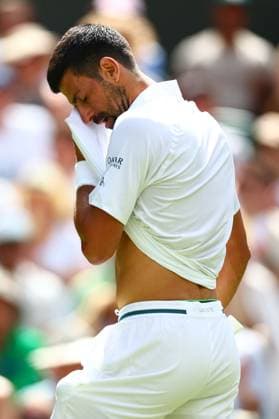 Novak Djokovic during his second round match Wimbledon Tennis Championships, Day 4, The All England Lawn Tennis and Croquet Club, London, UK - 03 Jul 2025London The All England Lawn Tennis and United Kingdom  Copyright: xJamesxMarsh Shutterstockx 15382593bt