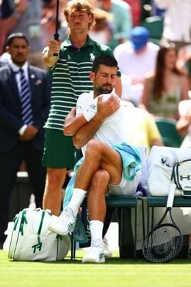 Novak Djokovic during his second round match Wimbledon Tennis Championships, Day 4, The All England Lawn Tennis and Croquet Club, London, UK - 03 Jul 2025London The All England Lawn Tennis and United Kingdom  Copyright: xJamesxMarsh Shutterstockx 15382593bz