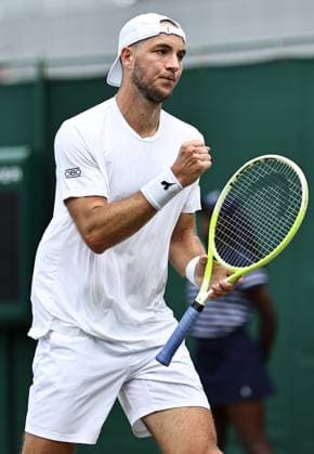 Jan-Lennard Struff, GER, during second round of 2025 All England Lawn Tennis Championships at Wimbledon, mens singles, London, 03 07 2025; -