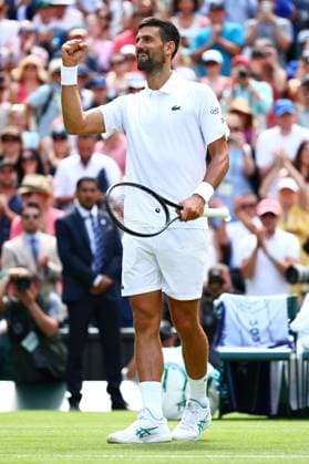 Novak Djokovic wins his second round match against Dan Evans Wimbledon Tennis Championships, Day 4, The All England Lawn Tennis and Croquet Club, London, UK - 03 Jul 2025London The All England Lawn Tennis and United Kingdom  Copyright: xJamesxMarsh Shutterstockx 15382593da
