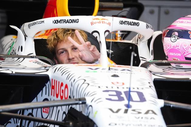 F1 - BRITISH GRAND PRIX 2025 LAWSON Liam (nzl), Visa Cash App RB F1 Team VCARB02, portrait during the Formula 1 Qatar Airways British Grand Prix 2025, 12th round of the 2025 FIA Formula One World Championship, WM, Weltmeisterschaft from July 4 to 6, 2025 on the Silverstone Circuit, in Silverstone, United Kingdom - SilverstoneUnited Kingdom  Copyright: xANTONINxVINCENTx