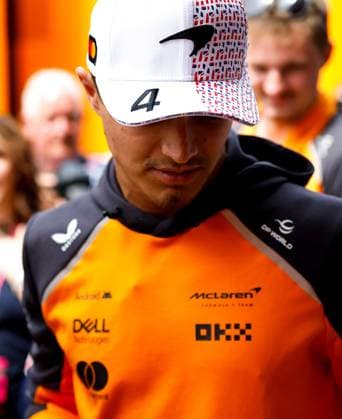 F1 - BRITISH GRAND PRIX 2025 NORRIS Lando (gbr), McLaren F1 Team MCL39, portrait during the Formula 1 Qatar Airways British Grand Prix 2025, 12th round of the 2025 FIA Formula One World Championship, WM, Weltmeisterschaft from July 4 to 6, 2025 on the Silverstone Circuit, in Silverstone, United Kingdom - SilverstoneUnited Kingdom  Copyright: xDPPIx