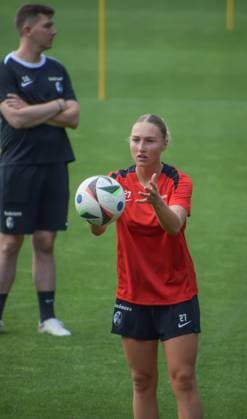 Schwarzwald Stadion, 3th July 2025 Nicole Ojukwu (27 Freiburg) during the training from the SC Freiburg Frauen on 3th july 2025 (Arne van der Ben SPP) Copyright: xArnexvanxderxBenx xSPPx spp-en-ArVaDeBeSp-SPO-11