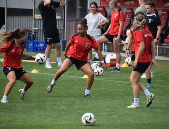 Schwarzwald Stadion, 3th July 2025 Annie Karich (6 Freiburg) during the training from the SC Freiburg Frauen on 3th july 2025 (Arne van der Ben SPP) Copyright: xArnexvanxderxBenx xSPPx spp-en-ArVaDeBeSp-SPO-24