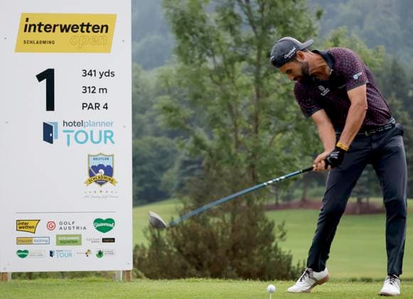 GOLF - Interwetten Open HAUS,AUSTRIA,03.JUL.25 - GOLF - Interwetten Open, HotelPlanner Tour, Golfclub Schladming. Image shows Santiago Tarrio (ESP).  GEPAxpictures xHansxOberlaender