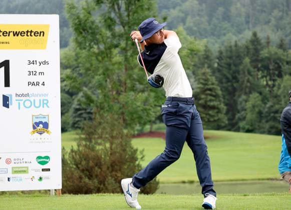 GOLF - Interwetten Open HAUS,AUSTRIA,03.JUL.25 - GOLF - Interwetten Open, HotelPlanner Tour, Golfclub Schladming. Image shows George Bloor (ENG).  GEPAxpictures xHansxOberlaender