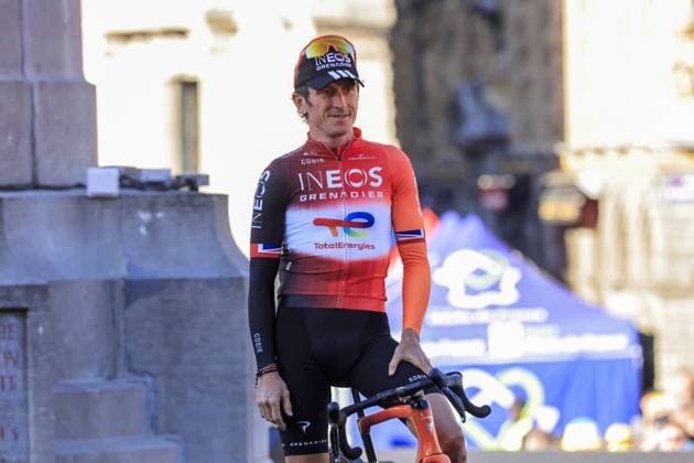 Geraint THOMAS, INEOS Grenadiers, during the Tour de France 2025, UCI WorldTour cycling event, Teams presentation on 3 July 2025 in Lille, France during Tour de France 2025 - Team Presentation, Tour De France race in France, France, July 03 2025  Copyright: xStefanoxCavasino IPAxSportx xipa-agency.netx xx IPA_59883655 IPA_Agency_IPA59883655