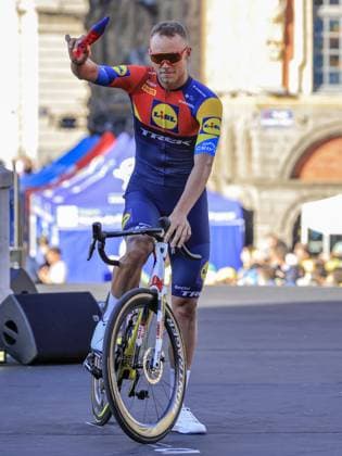 Jonathan MILAN, Lidl - Trek, during the Tour de France 2025, UCI WorldTour cycling event, Teams presentation on 3 July 2025 in Lille, France during Tour de France 2025 - Team Presentation, Tour De France race in France, France, July 03 2025  Copyright: xStefanoxCavasino IPAxSportx xipa-agency.netx xx IPA_59883817 IPA_Agency_IPA59883817