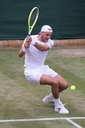 Jan-Lennard Struff (GER) Tennis - Wimbledon 2025 - Grand Slam ITF ATP, Tennis Herren WTA, Tennis Damen - AELTC - London - - Great Britain - 3 July 2025. Copyright: xJuergenxHasenkopfx