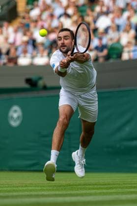 Tennis - Wimbledon Championship 2025 - Day 4 LONDON, ENGLAND - Thursday, July 3, 2025: Marin ÄailiÄ‡ (CRO) during the Gentlemen s Singles 2nd Round on Day Four of The Championships Wimbledon 2025 at the All England Lawn Tennis and Croquet Club. (Photo by Kirsten Holst Propaganda) LONDON All England Lawn Tennis and Croquet Club GREATER LONDON ENGLAND  Copyright: xKirstenxHolstx 2025-07-03-144-Wimbledon_2025_Day_4