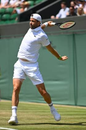 Wimbledon - 2nd Round Grigor Dimitrov (BUL) during his second round match at the 2025 Wimbledon Championships at the AELTC in London, GREAT BRITAIN, on July 3, 2025. Photo by Corinne Dubreuil ABACAPRESS.COM London United Kingdom  Copyright: xDubreuilxCorinne ABACAx