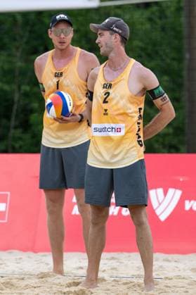RECORD DATE NOT STATED Beach Pro Tour - Elite 16 Gstaad, 03.07.2025 Clemens Wickler (GER), Nils Ehlers (GER); Beach Pro Tour - Elite 16 Gstaad am 03.07.2025 Copyright: xBEAUTIFULxSPORTS PeterxWeberx