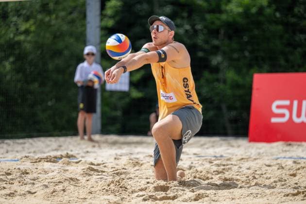 RECORD DATE NOT STATED Beach Pro Tour - Elite 16 Gstaad, 03.07.2025 Nils Ehlers (GER); Beach Pro Tour - Elite 16 Gstaad am 03.07.2025 Copyright: xBEAUTIFULxSPORTS PeterxWeberx