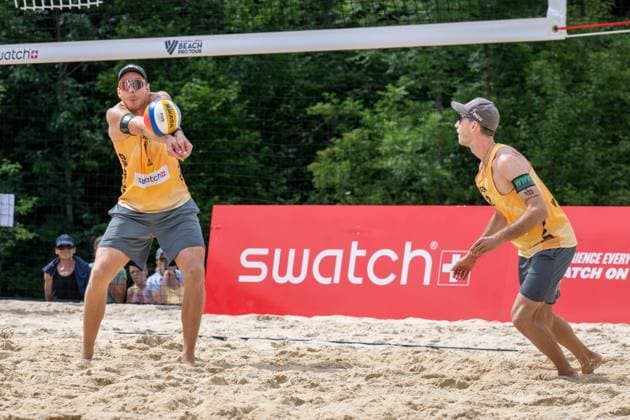 RECORD DATE NOT STATED Beach Pro Tour - Elite 16 Gstaad, 03.07.2025 Nils Ehlers (GER), Clemens Wickler (GER); Beach Pro Tour - Elite 16 Gstaad am 03.07.2025 Copyright: xBEAUTIFULxSPORTS PeterxWeberx