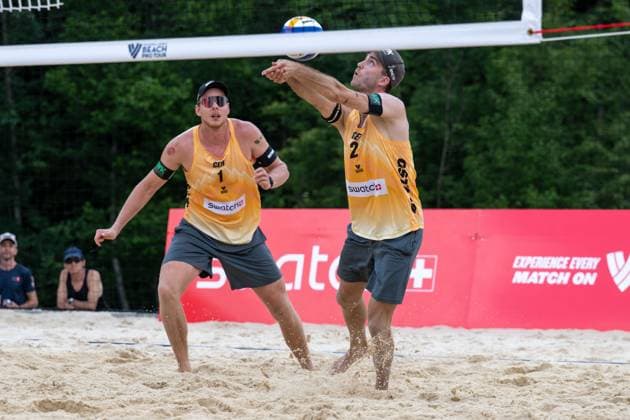 RECORD DATE NOT STATED Beach Pro Tour - Elite 16 Gstaad, 03.07.2025 Clemens Wickler (GER), Nils Ehlers (GER); Beach Pro Tour - Elite 16 Gstaad am 03.07.2025 Copyright: xBEAUTIFULxSPORTS PeterxWeberx