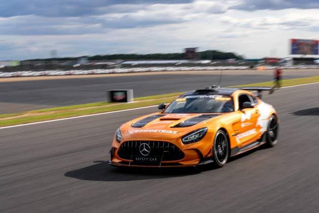 Formula 1 British Grand Prix 2025 Media Day Safety Car Mercedes AMG GT during the Formula 1 Qatar Airways British Grand Prix 2025 on Media Day at the Silverstone International Circuit, Silverstone, Great Britain on July 3, 2025 Credit: Photo by Antoine Lapeyre ABACAPRESS.COM Silverstone United Kingdom  Copyright: xLapeyrexAntoine ABACAx