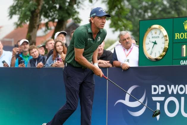 Marcel Siem (GER) am Abschlag,Tee, 36. BMW International Open 2025, Golf, DP World Tour, Herren, Runde 2, 04.07.2025 Eichenried Bayern Deutschland