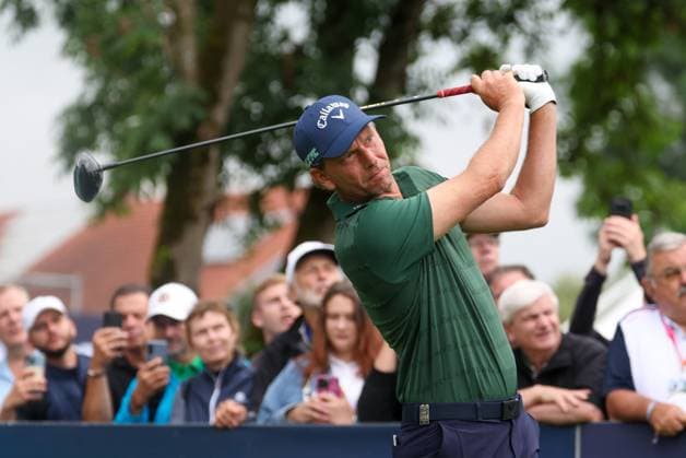 Marcel Siem (GER) am Abschlag,Tee, 36. BMW International Open 2025, Golf, DP World Tour, Herren, Runde 2, 04.07.2025 Eichenried Bayern Deutschland